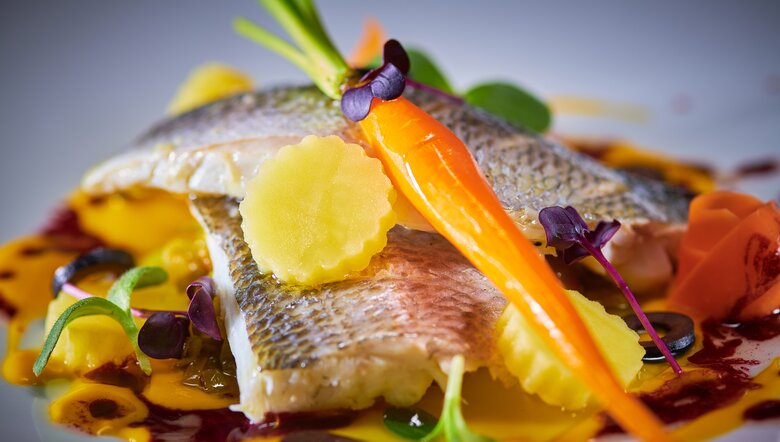 Sea beam fillet, Le Bistrot, Verbier 4Vallées